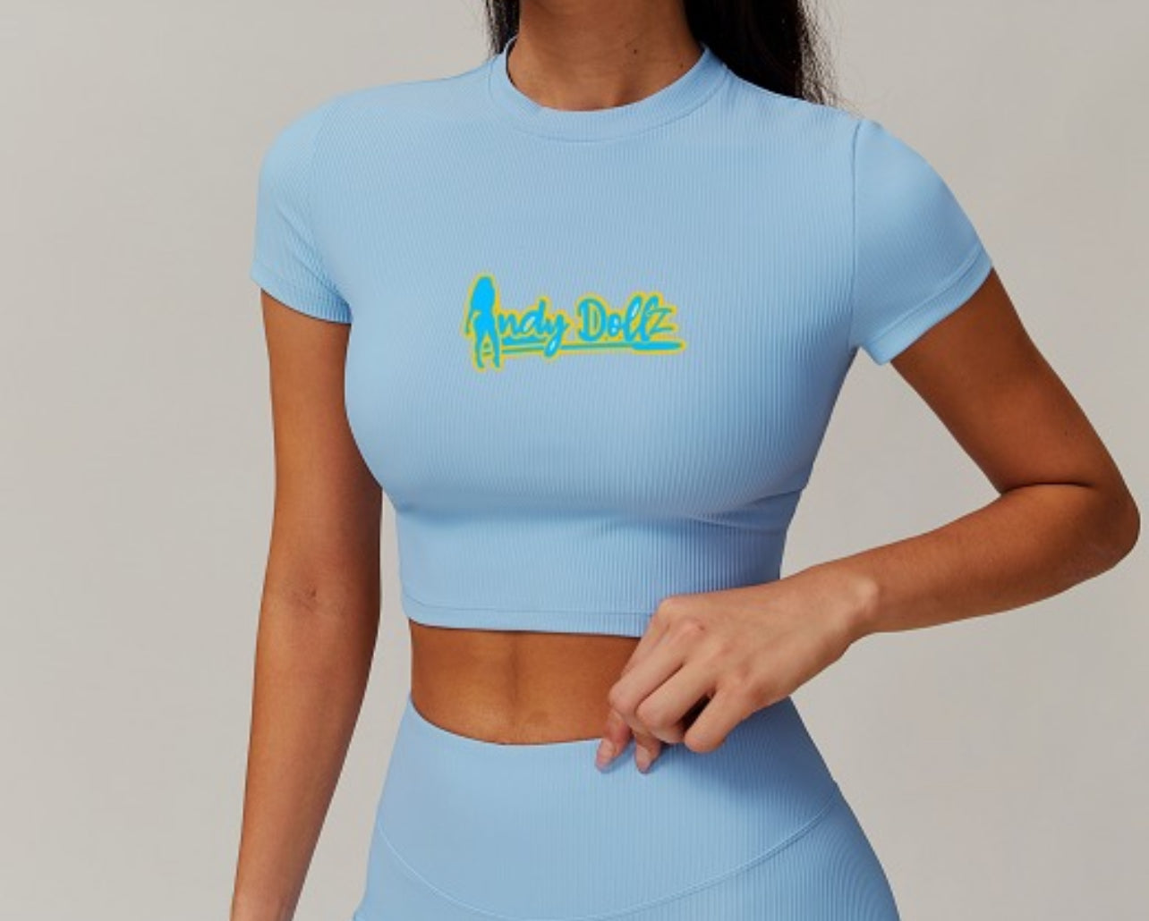 IndyDollz Limited Edition “Ice Blue” Ribbed Mini Tee