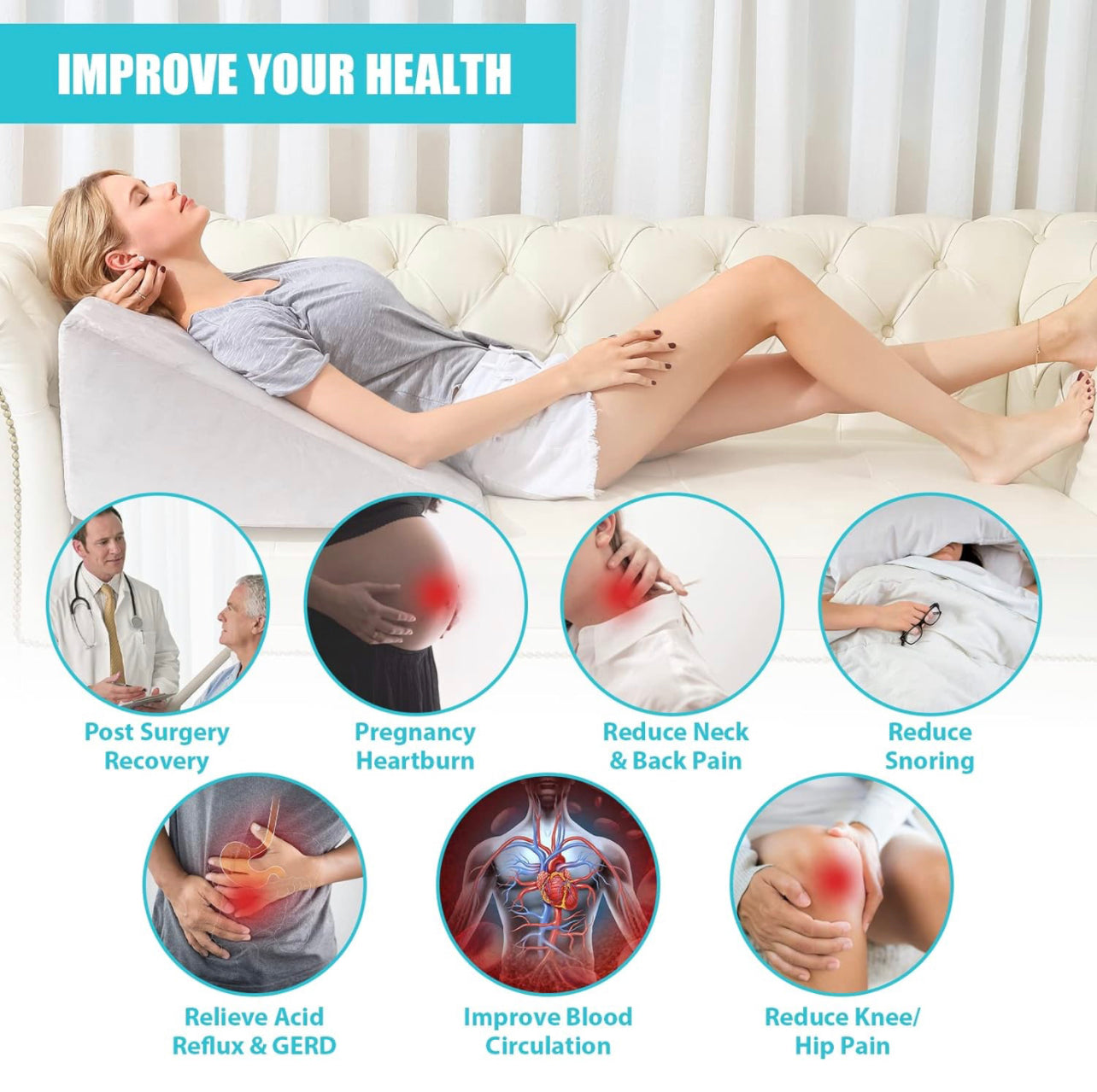 Wedge 2 Piece Pillow Set