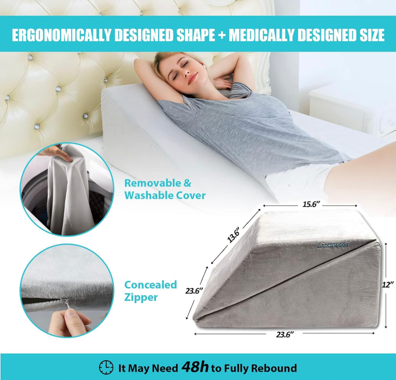 Wedge 2 Piece Pillow Set