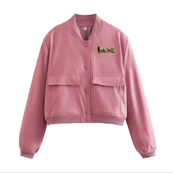 IndyDollz "Limited Edition" Pink Bomber Girl Jacket -Signature
