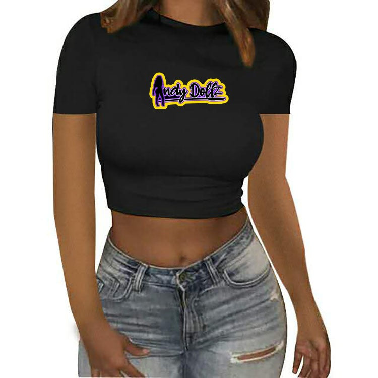 IndyDollz Purple Royalty Crop Top