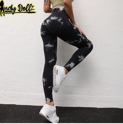 IndyDollz Royal Tie-Dye High-Waisted Leggings