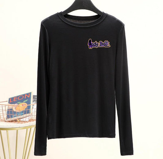 The IndyDollz Long Sleeve Crew Neck Shirt-Purple Royalty Edition