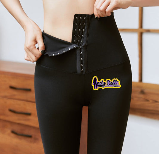 The IndyDollz Body Shaping High-Waisted Compression Biker Shorts  -Purple Royalty Edition