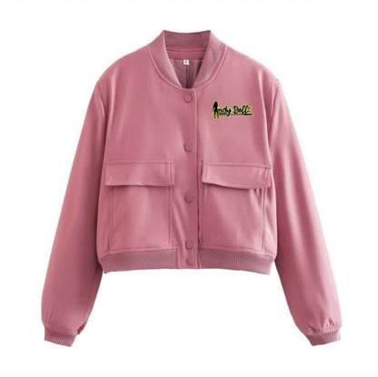 IndyDollz "Limited Edition" Pink Bomber Girl Jacket