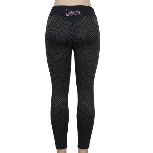 IndyDollz Booty Lifting Anti-Cellulite Leggings- Purple Royalty