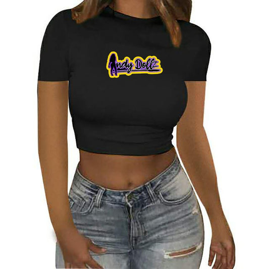 IndyDollz Purple Royalty Crop Top